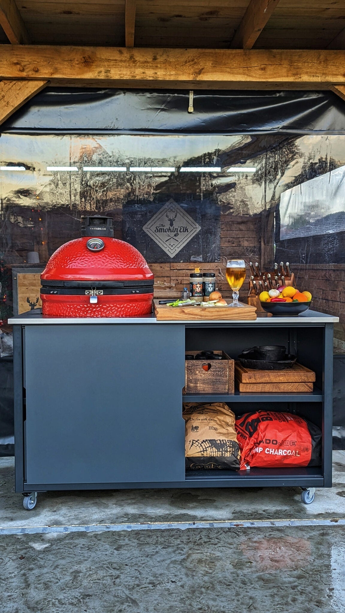 Sveriges snyggaste utekök för kamadogrillar