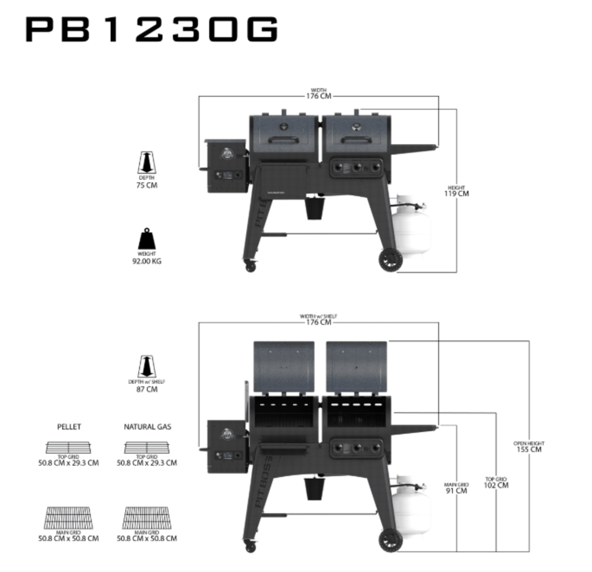 Pit Boss Combo Navigator 1230