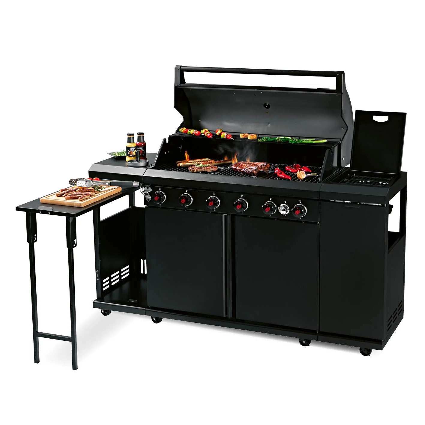 Landmann Outdoor Kitchen 6.1 MaxX Svart Airfryer På Köpet