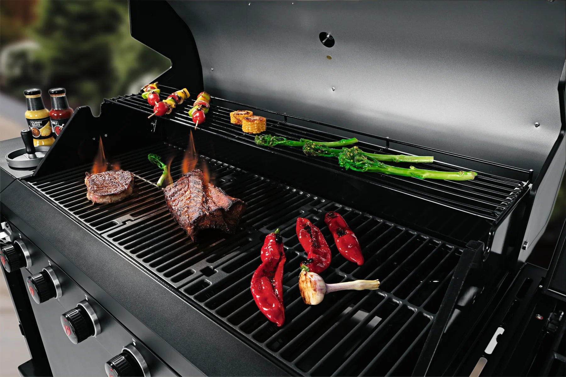 Landmann Outdoor Kitchen 6.1 MaxX Svart Airfryer På Köpet
