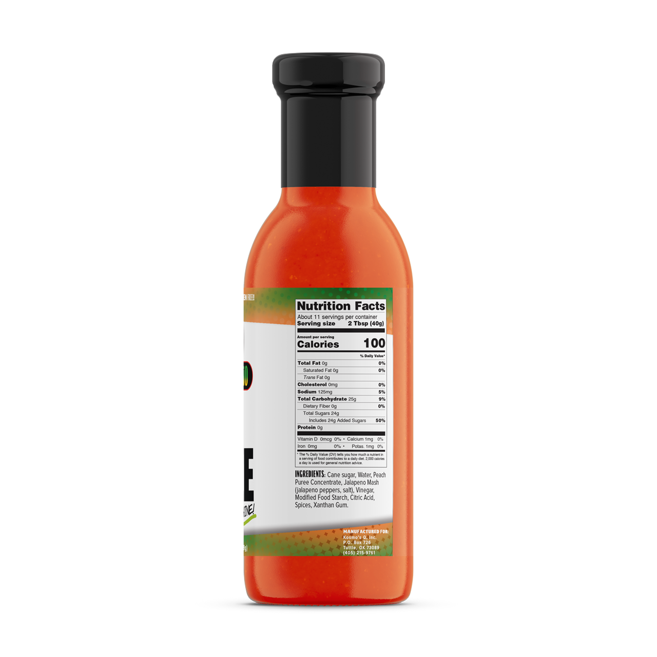 KosmosQ Peach Jalapeno Rib Glaze