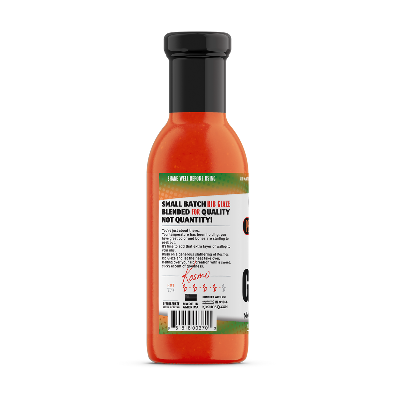 KosmosQ Peach Jalapeno Rib Glaze