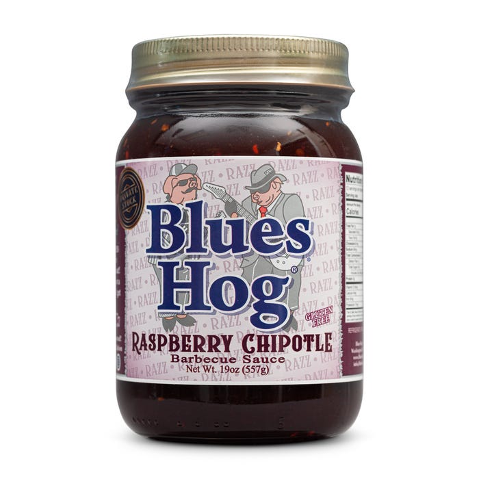 Blues Hogs Raspberry Chipotle BBQ Sauce Squeeze Bottle