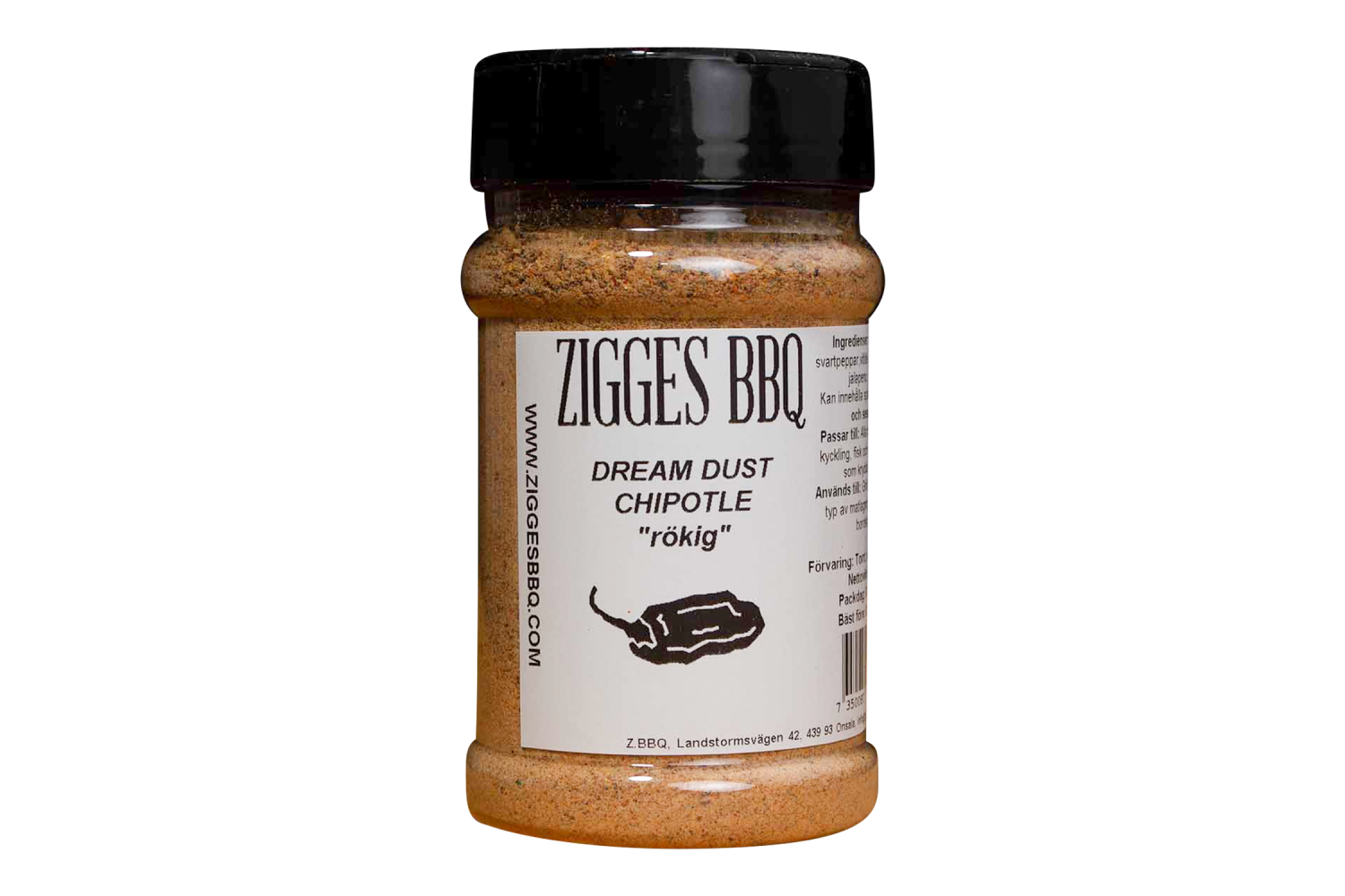 Zigges BBQ Dream Dust Chipotle 250g ströare
