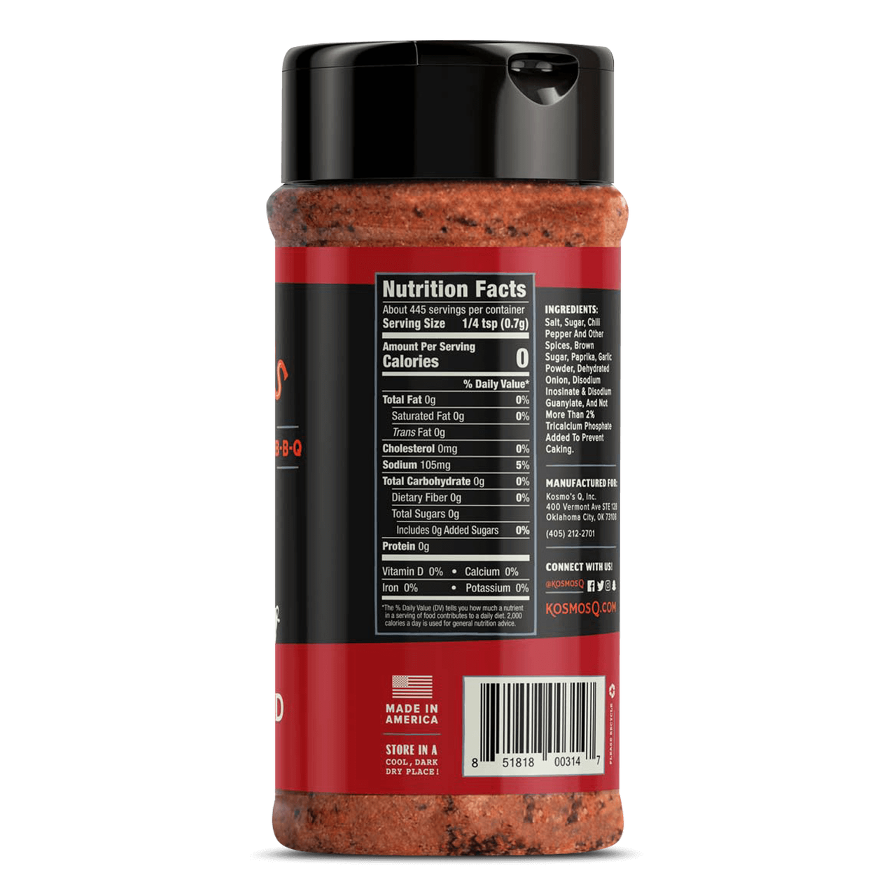 KosmosQ Hot Dirty Bird Dry Rub