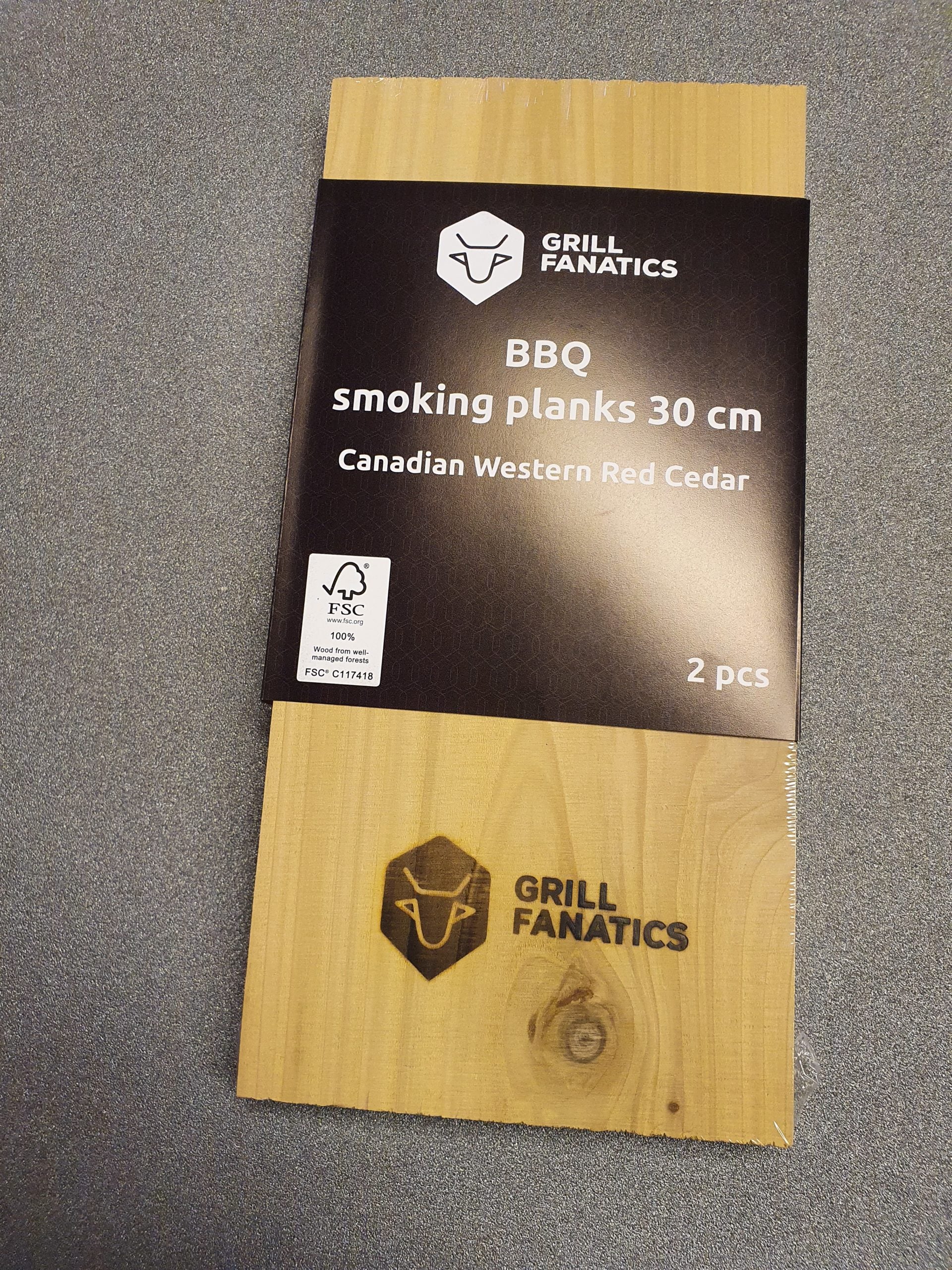 Grill Fanatics Grillplanka Ceder 2-pack 30cm