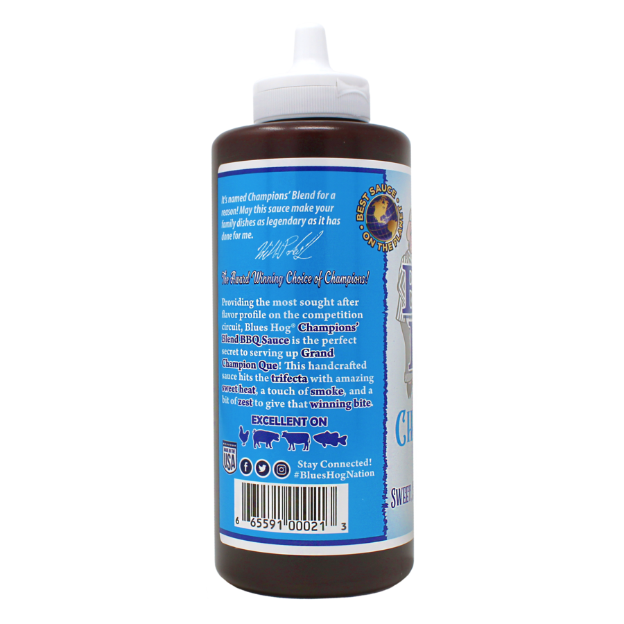 Blues Hogs Champions Blend Squeeze Bottle