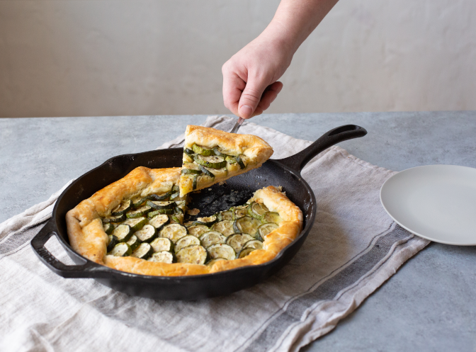 12 Inch Cast Iron Chef Style Skillet