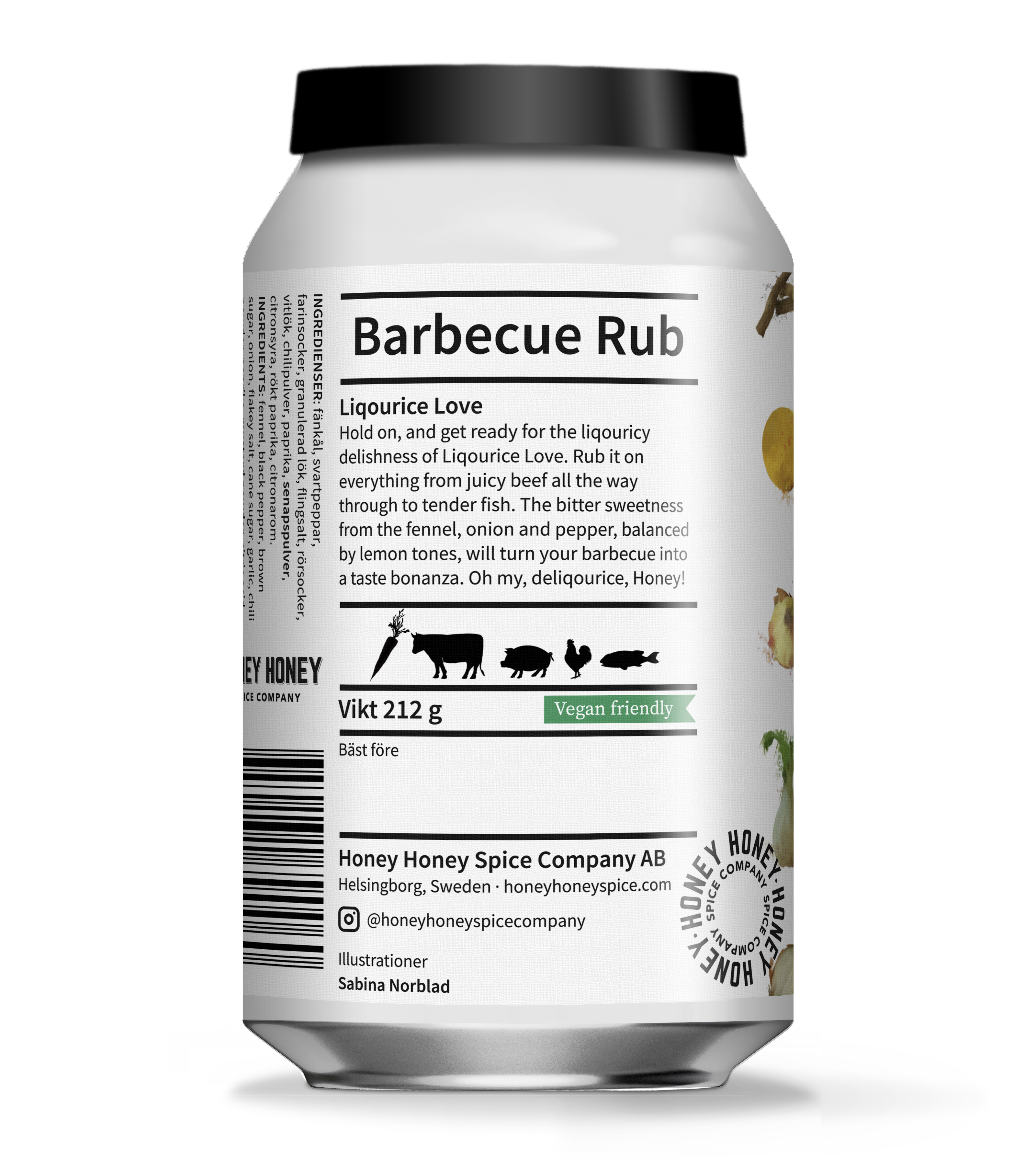 Honey Honey Liqourice Love Barbecue Rub