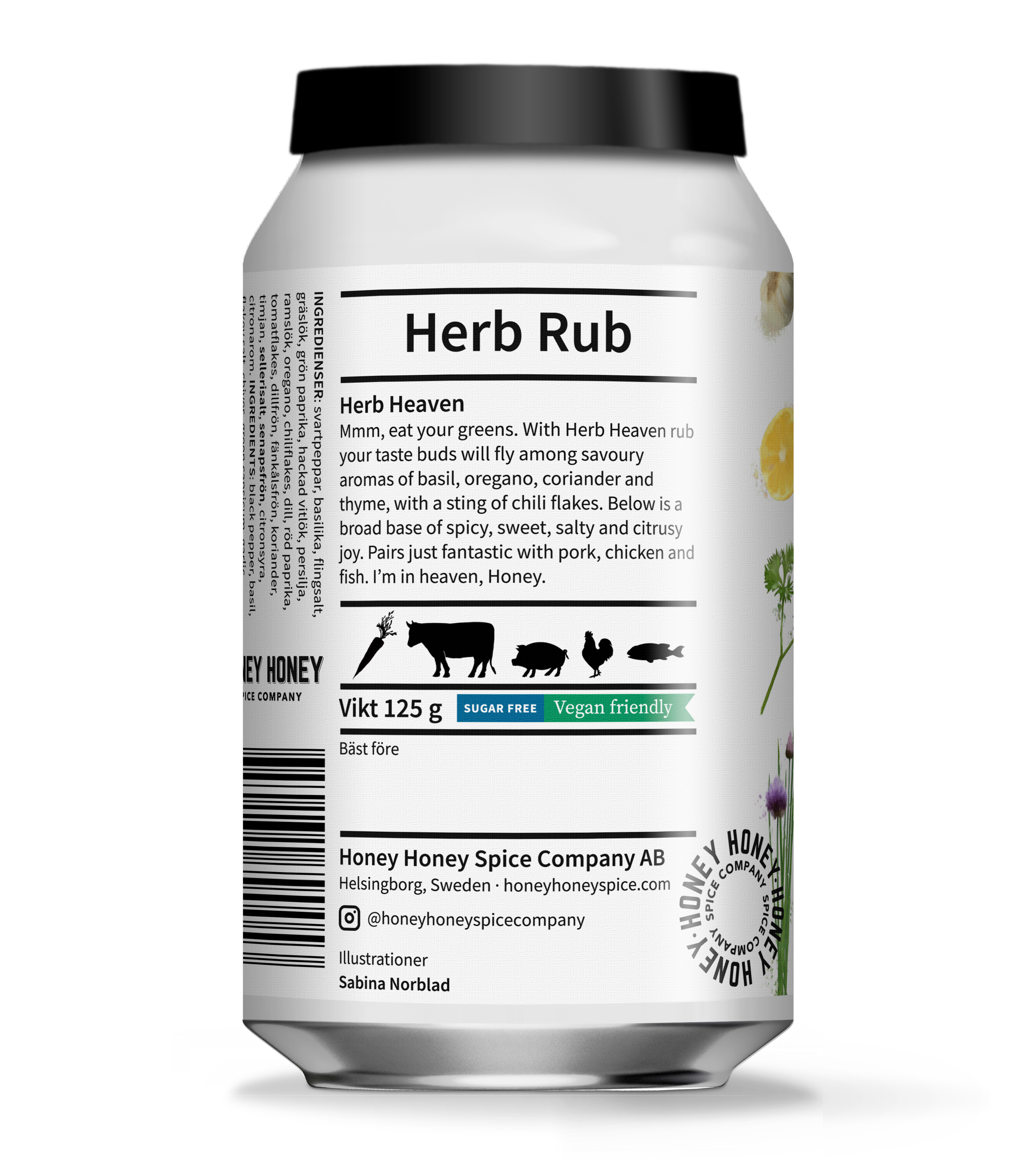 Honey Honey Herb Heaven Herb Rub