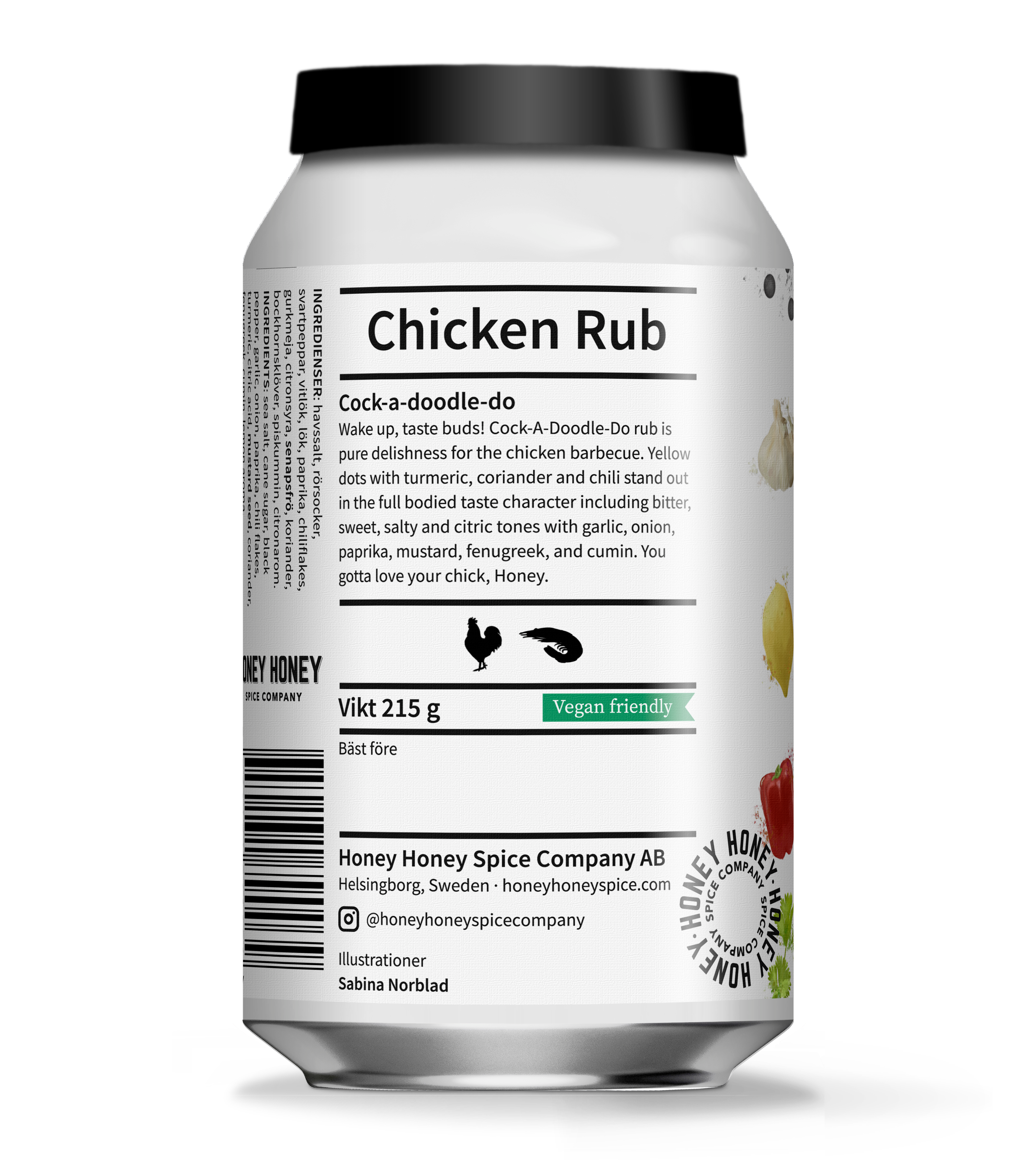 Honey Honey Cock-a-doodle-do Chicken Rub