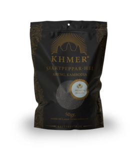 Khmer Areng Svartpeppar påse 50g