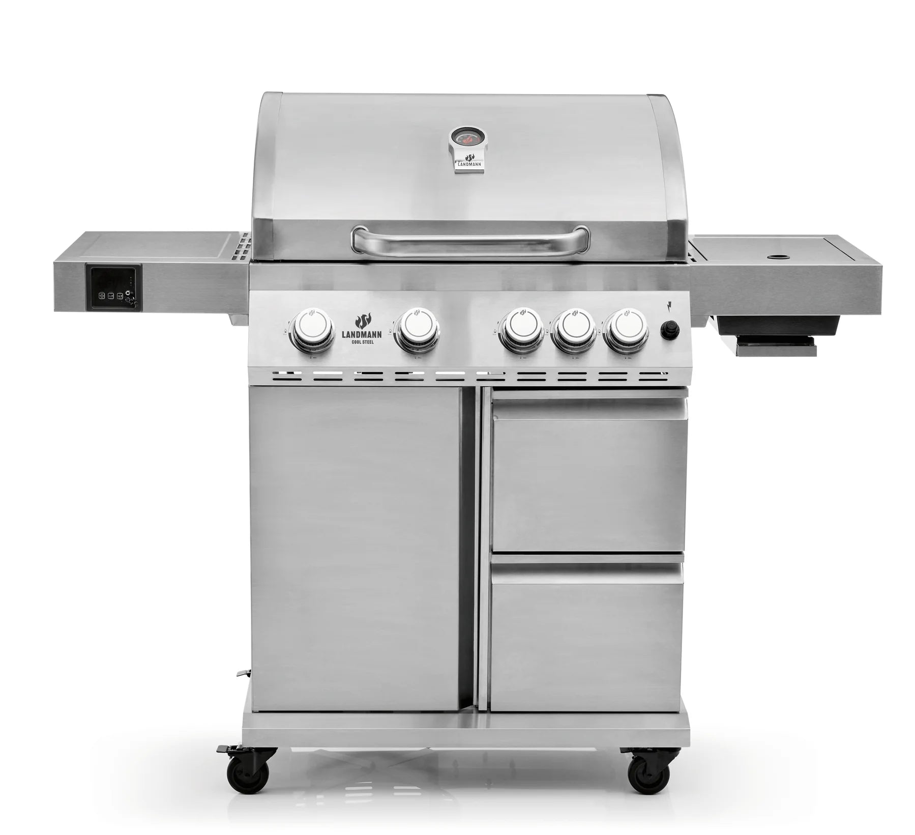 Landmann Gasolgrill Cool Steel 4.1 maxX Airfryer På Köpet