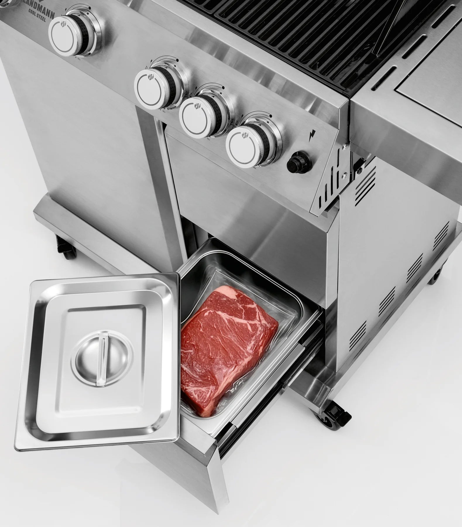 Landmann Gasolgrill Cool Steel 4.1 maxX Airfryer På Köpet