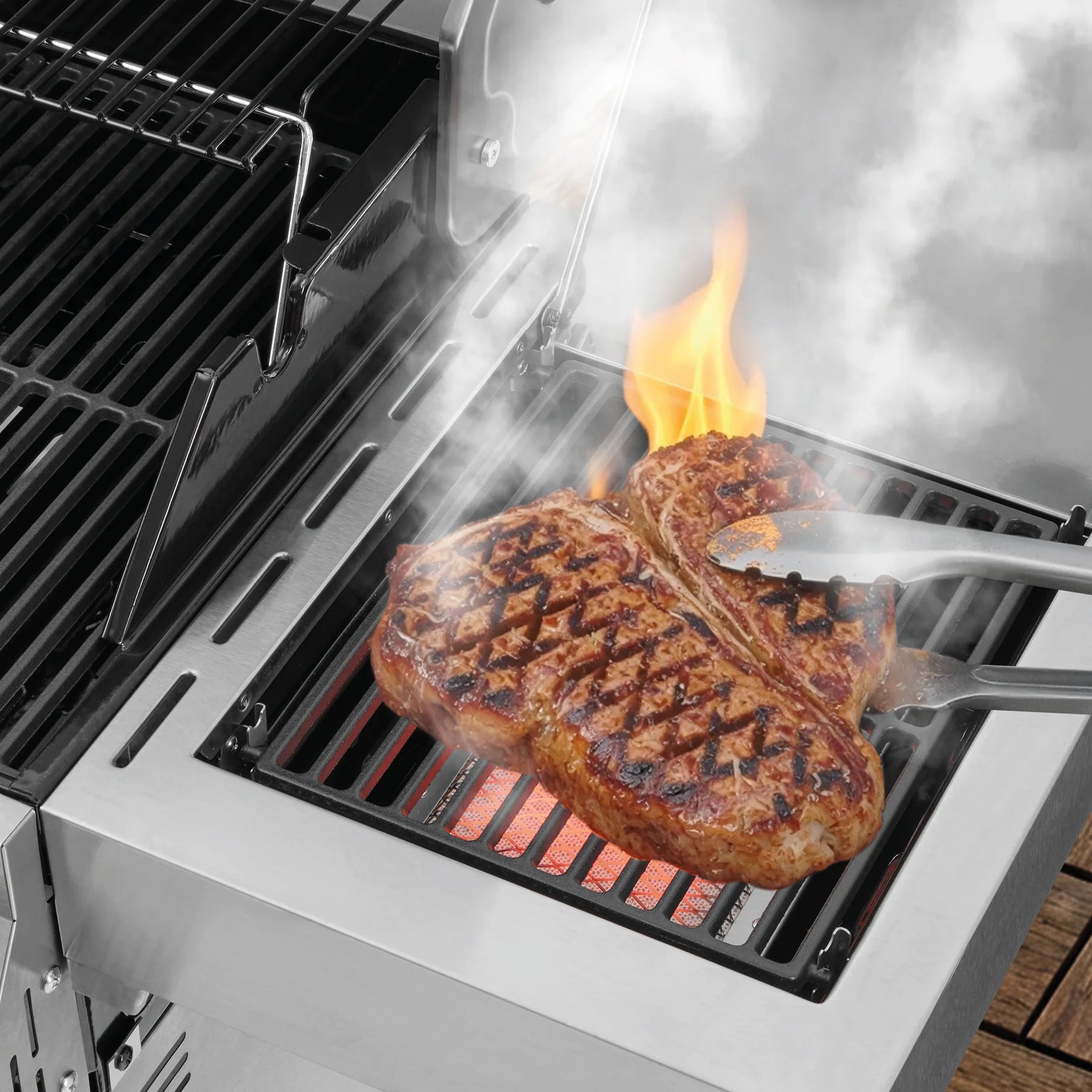Landmann Gasolgrill Cool Steel 4.1 maxX Airfryer På Köpet