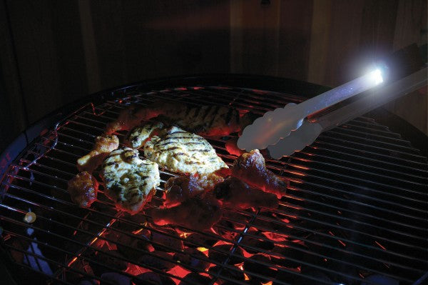 Steven Raichlen grilltång med lampa lång