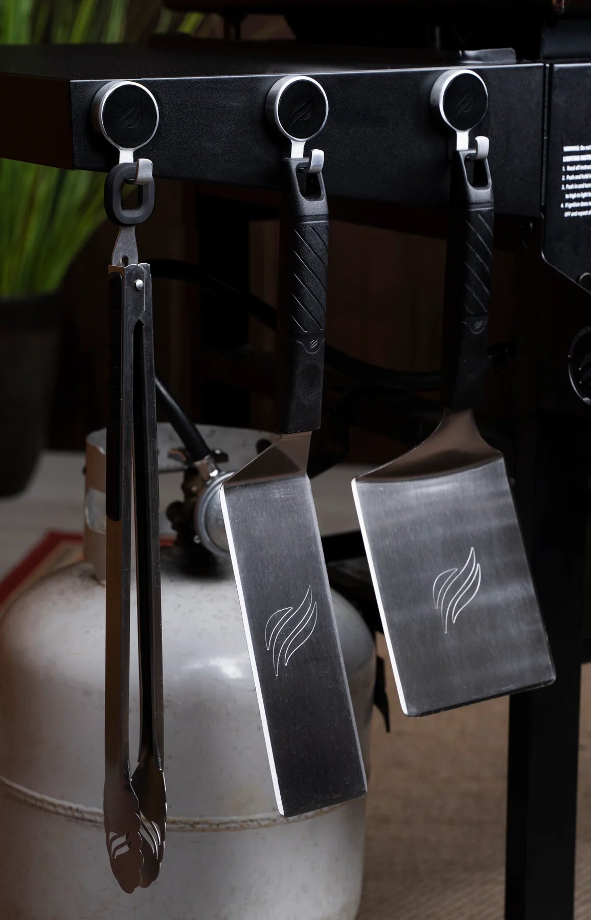 BLACKSTONE GREASE GATE AND TOOL HOLDER COMBO