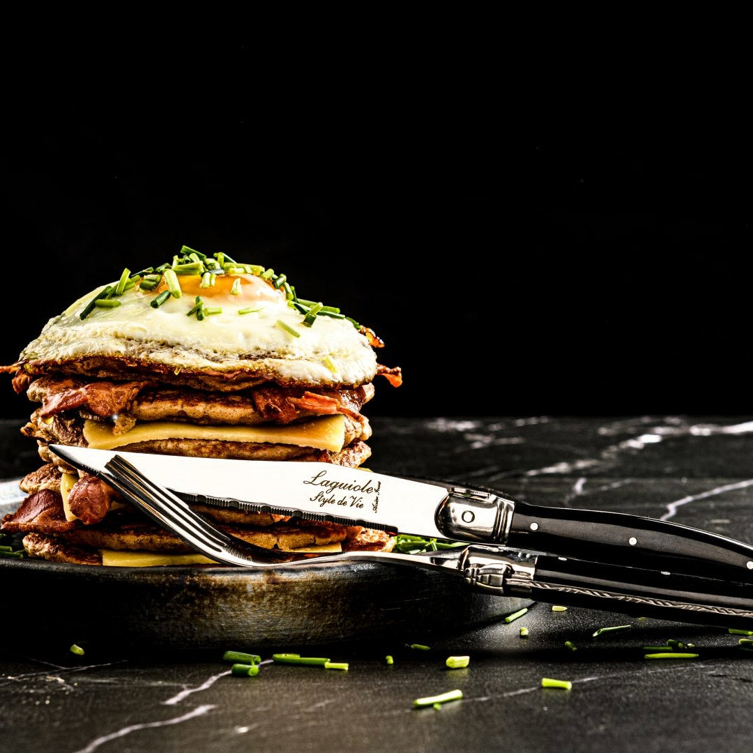 Grillknivar Laguiole Black