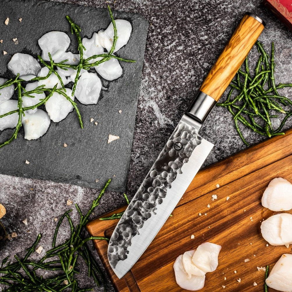 Santokukniv 18 Forged Olive