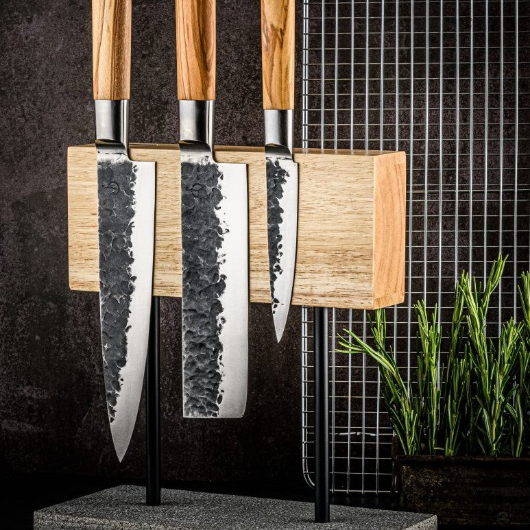 Knivset 3 Delar Forged Olive