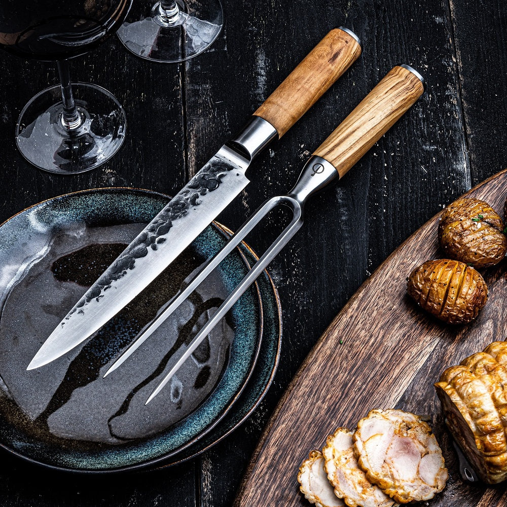 Stekgaffel Forged Olive