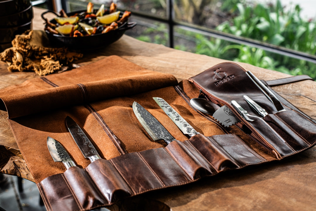 Knivfodral 8 Knivar Forged