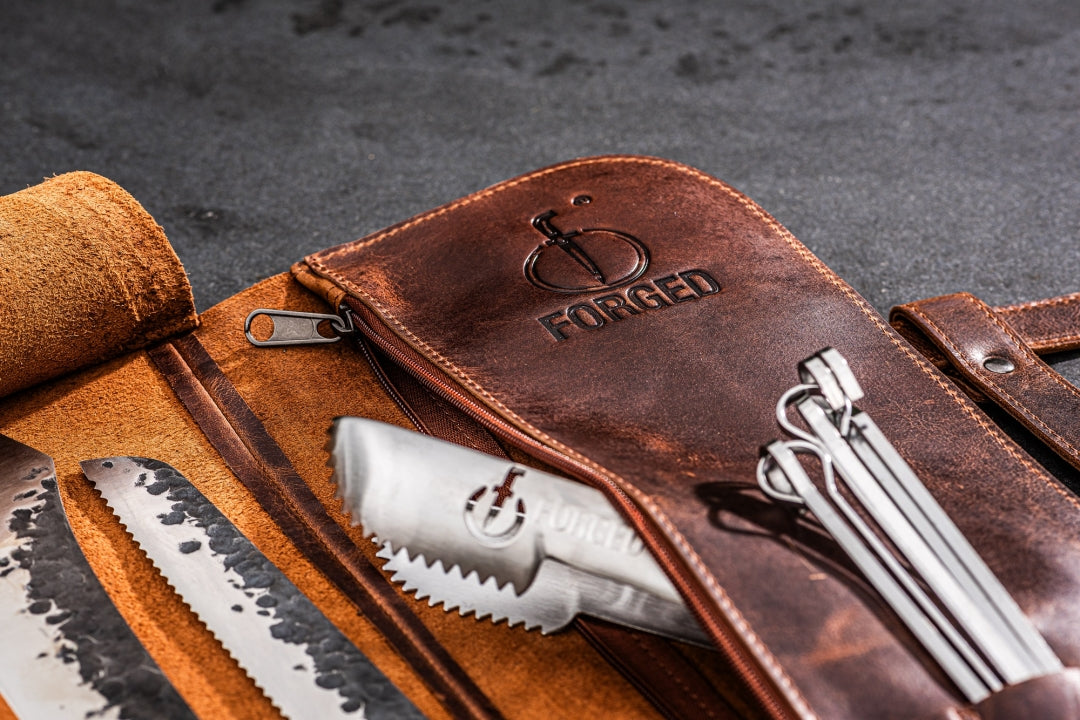 Knivfodral 8 Knivar Forged