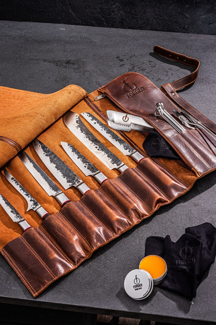 Knivfodral 8 Knivar Forged