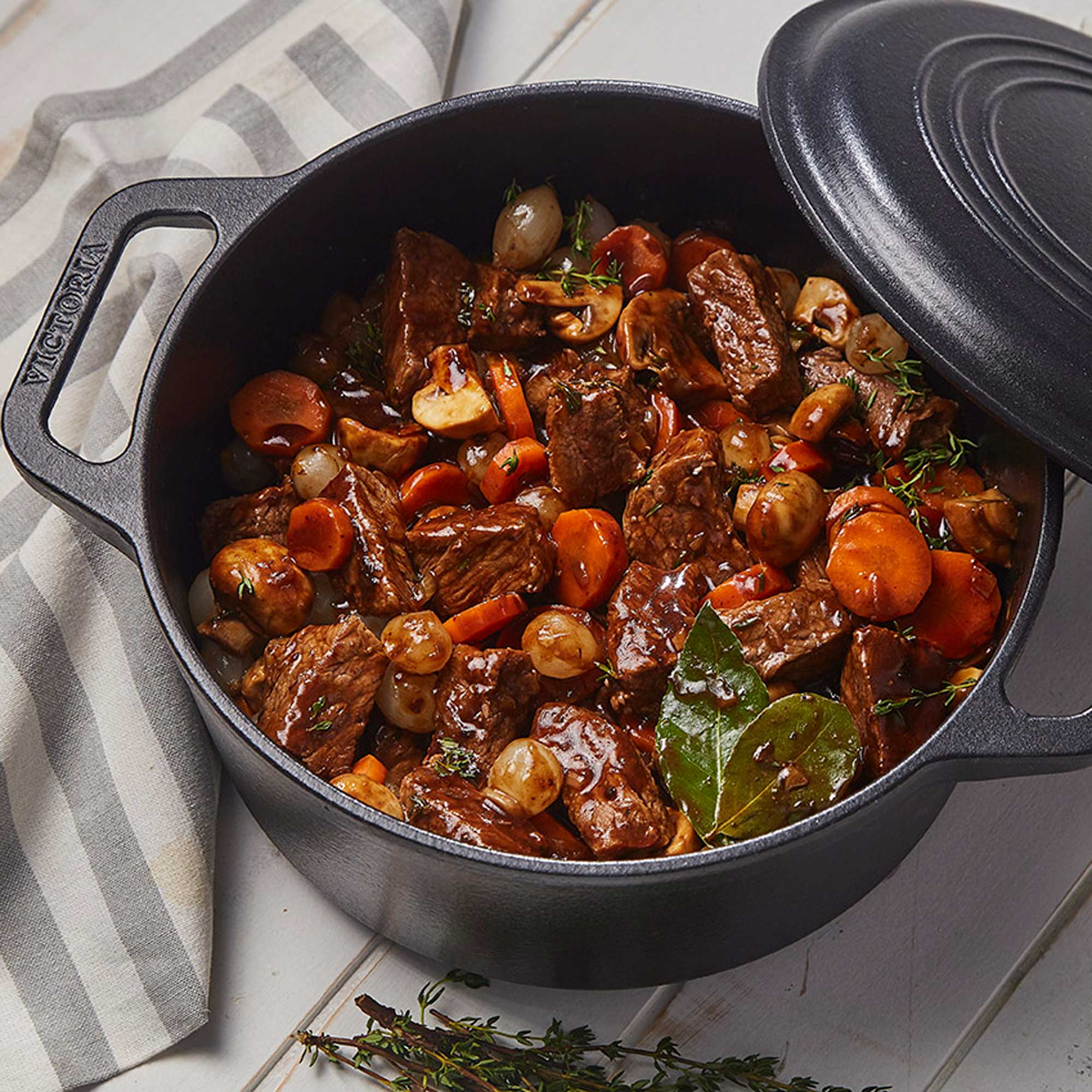Gjutjärnsgryta Dutch Oven Victoria 5.7 Liter