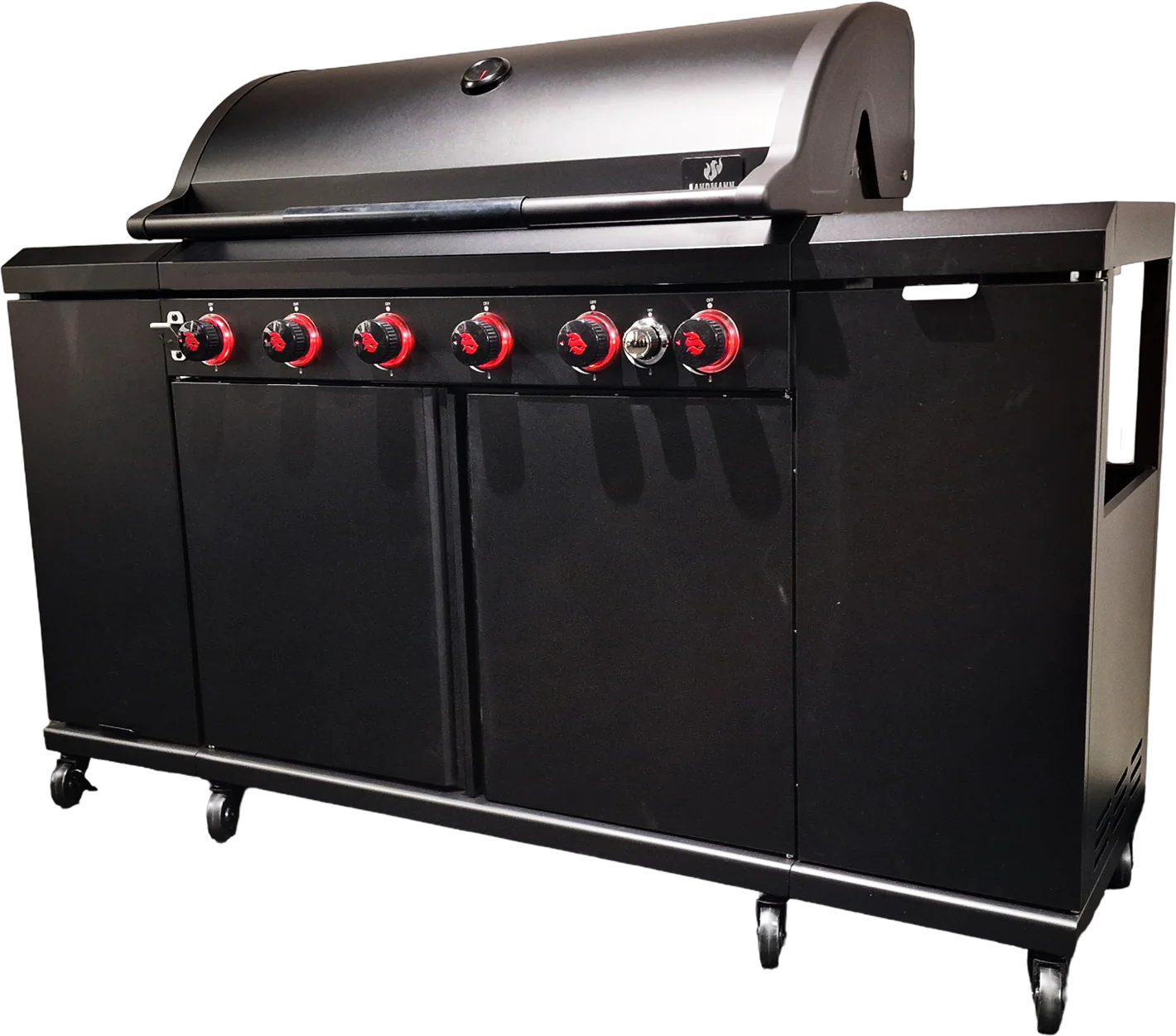 Landmann Outdoor Kitchen 6.1 MaxX Svart Airfryer På Köpet