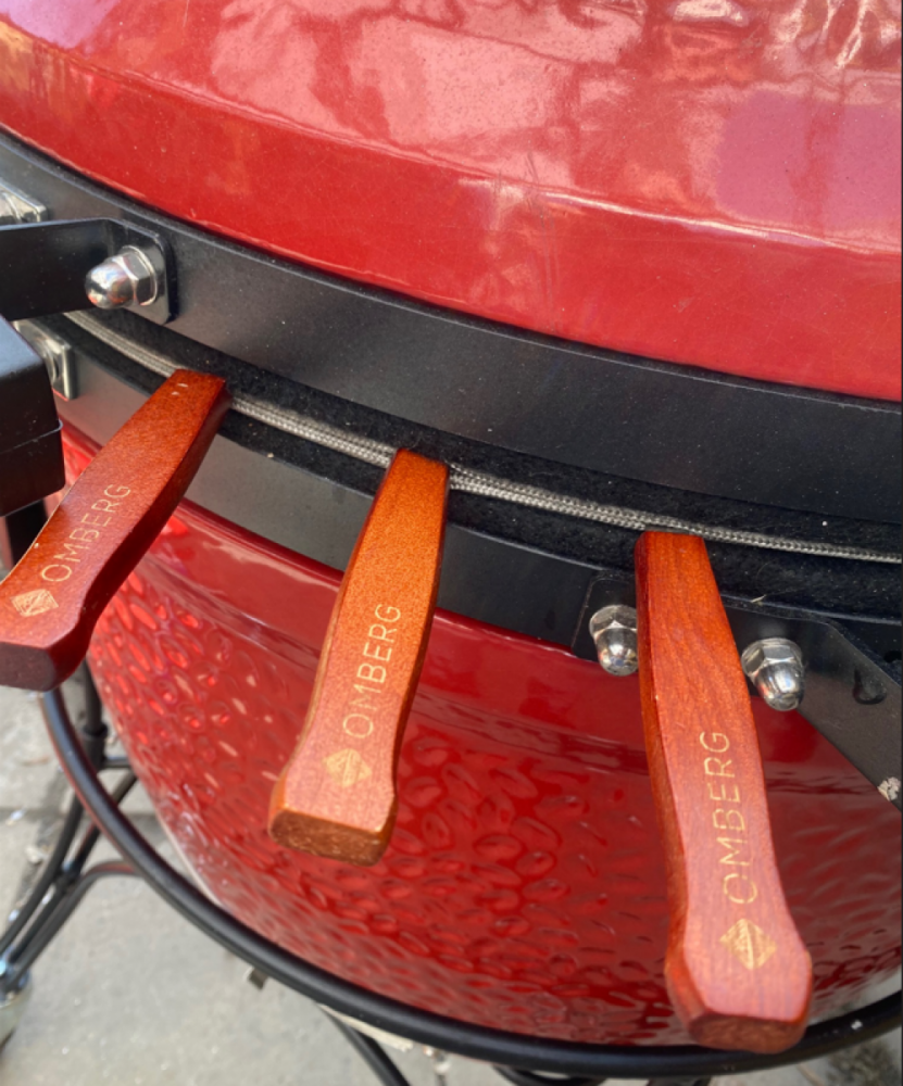 Breda grillspett med trähandtag 43.5 cm