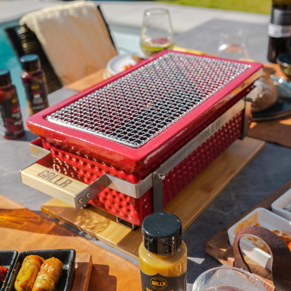 Hibachi Bordsgrill Grllr Osaka Röd