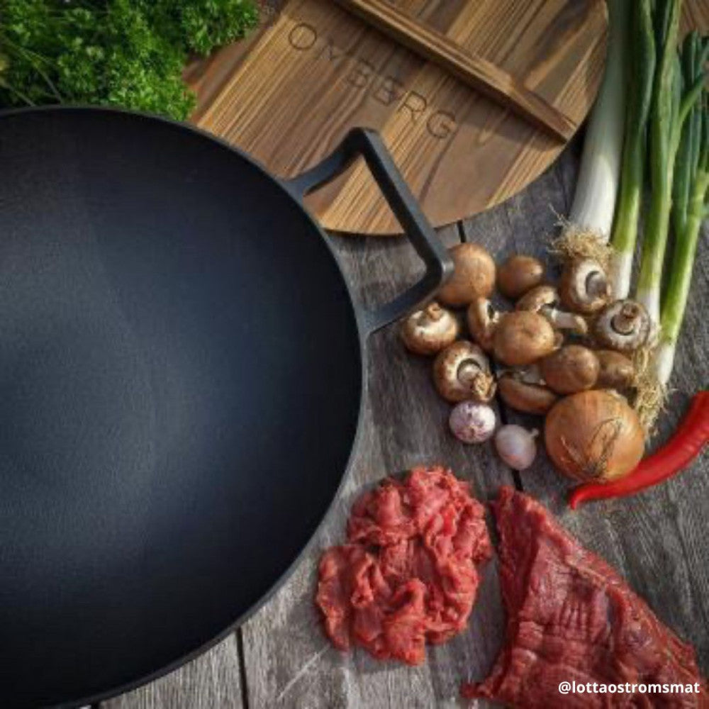 Wokpanna Gjutjärn Omberg