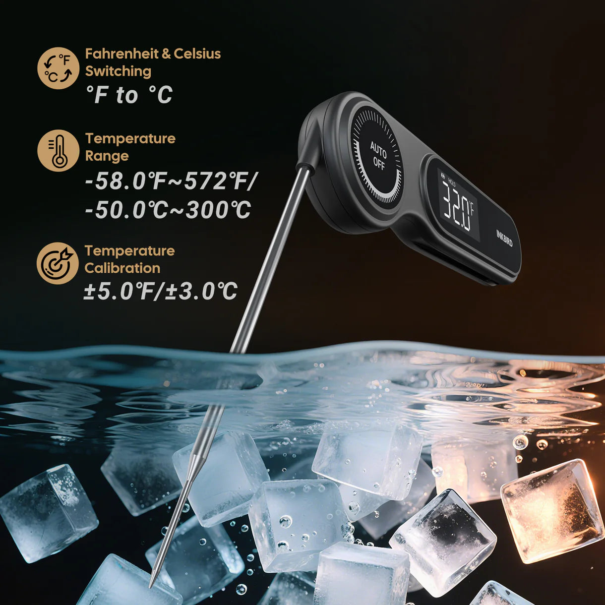 Inkbird IHT-21K Snabbavläsningstermometer