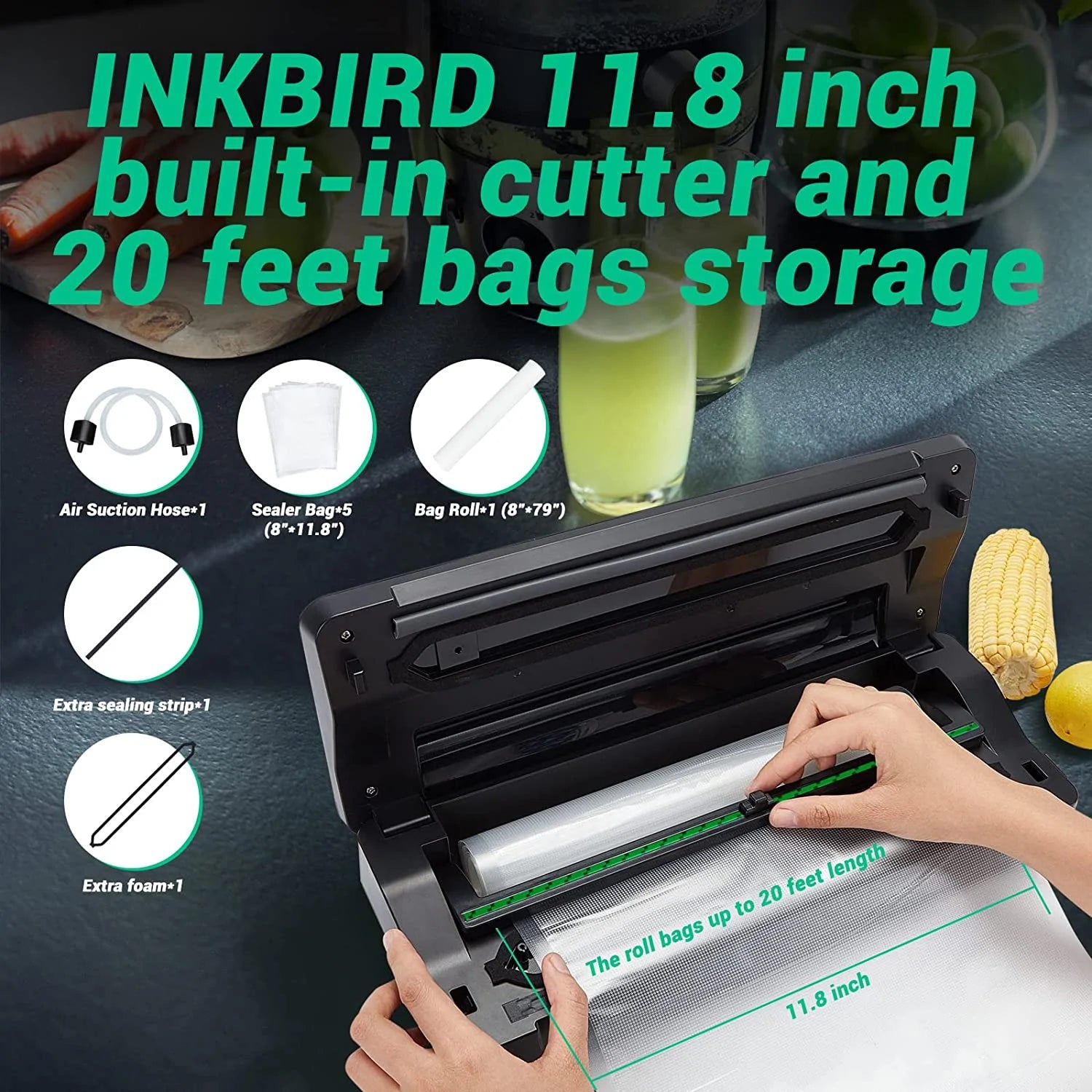 Inkbird Vakuumförpackare INK-VS02
