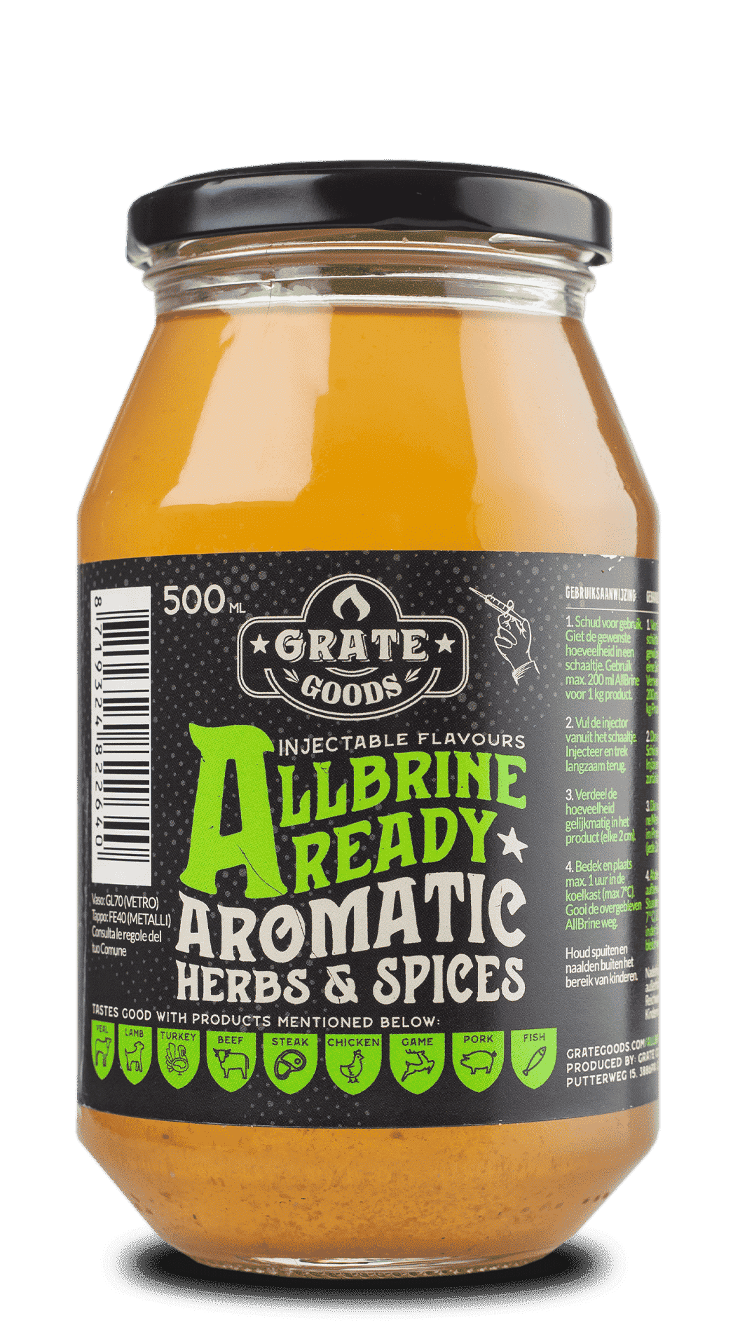Grate Goods Allbrine Ready Aromatic Herbs And  Spices