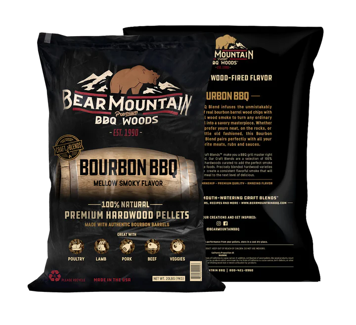 Bear Mountain BBQ Pellets Bourbon 9kg