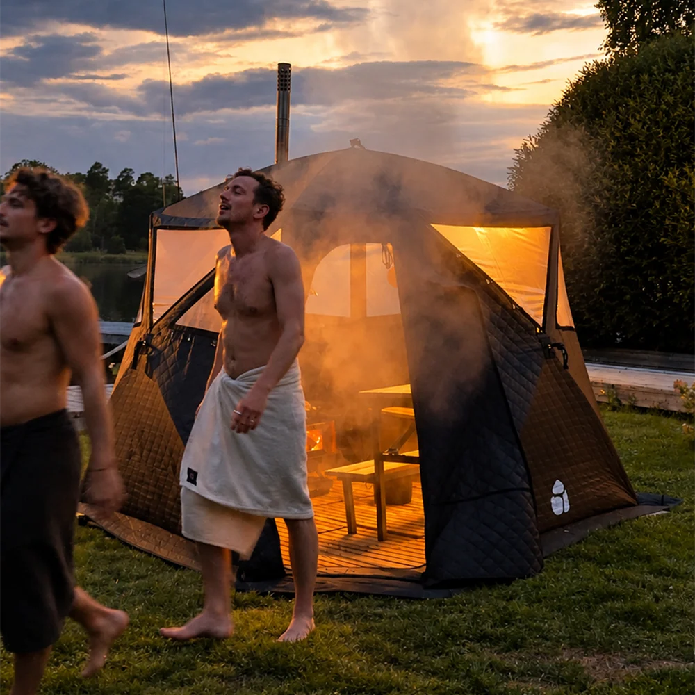 Bastutält Bast Sauna Björk Premium