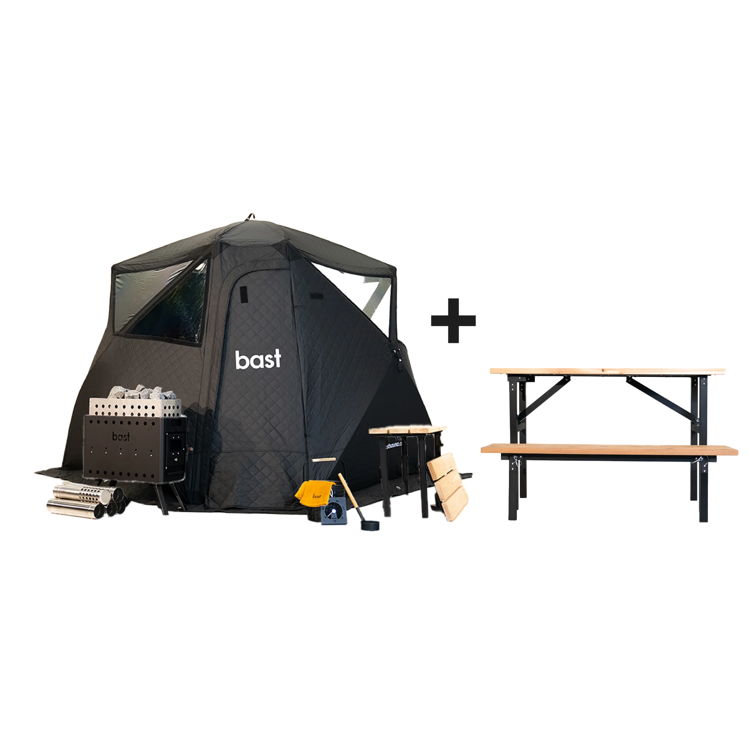 Bastutält Bast Sauna Björk Premium