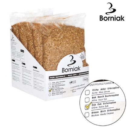 Borniak Rökspån Ek 2 Liter