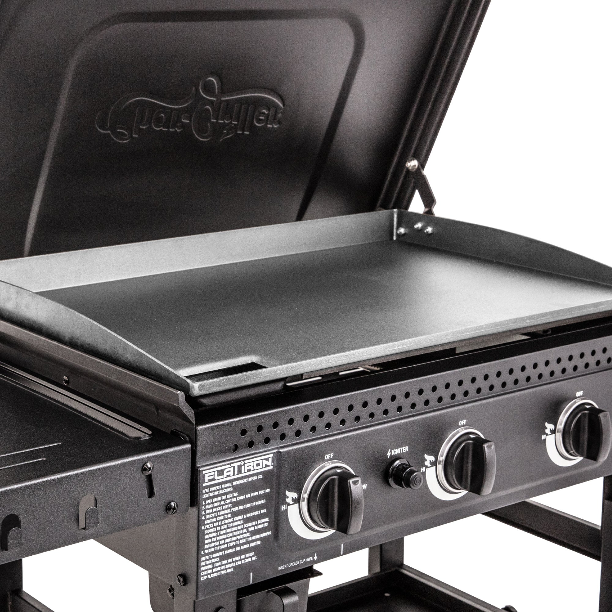 Char-Griller Flat Iron 3-burner Gas Griddle
