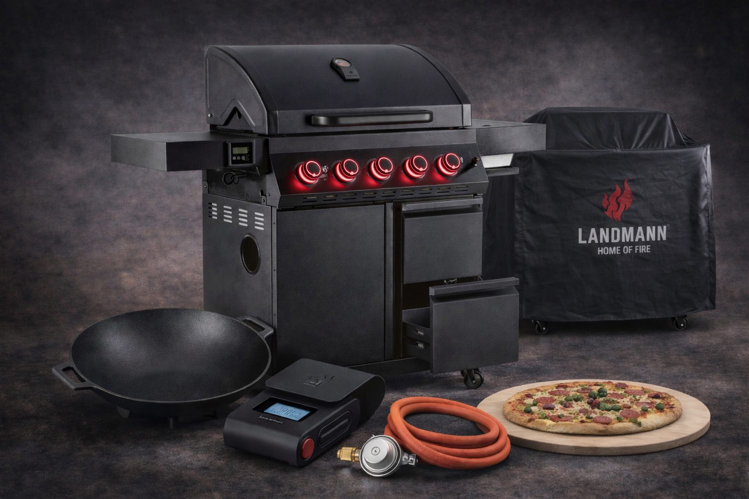 Fullpaket Landmann Cool Black 4.1 Maxx Airfryer På Köpet