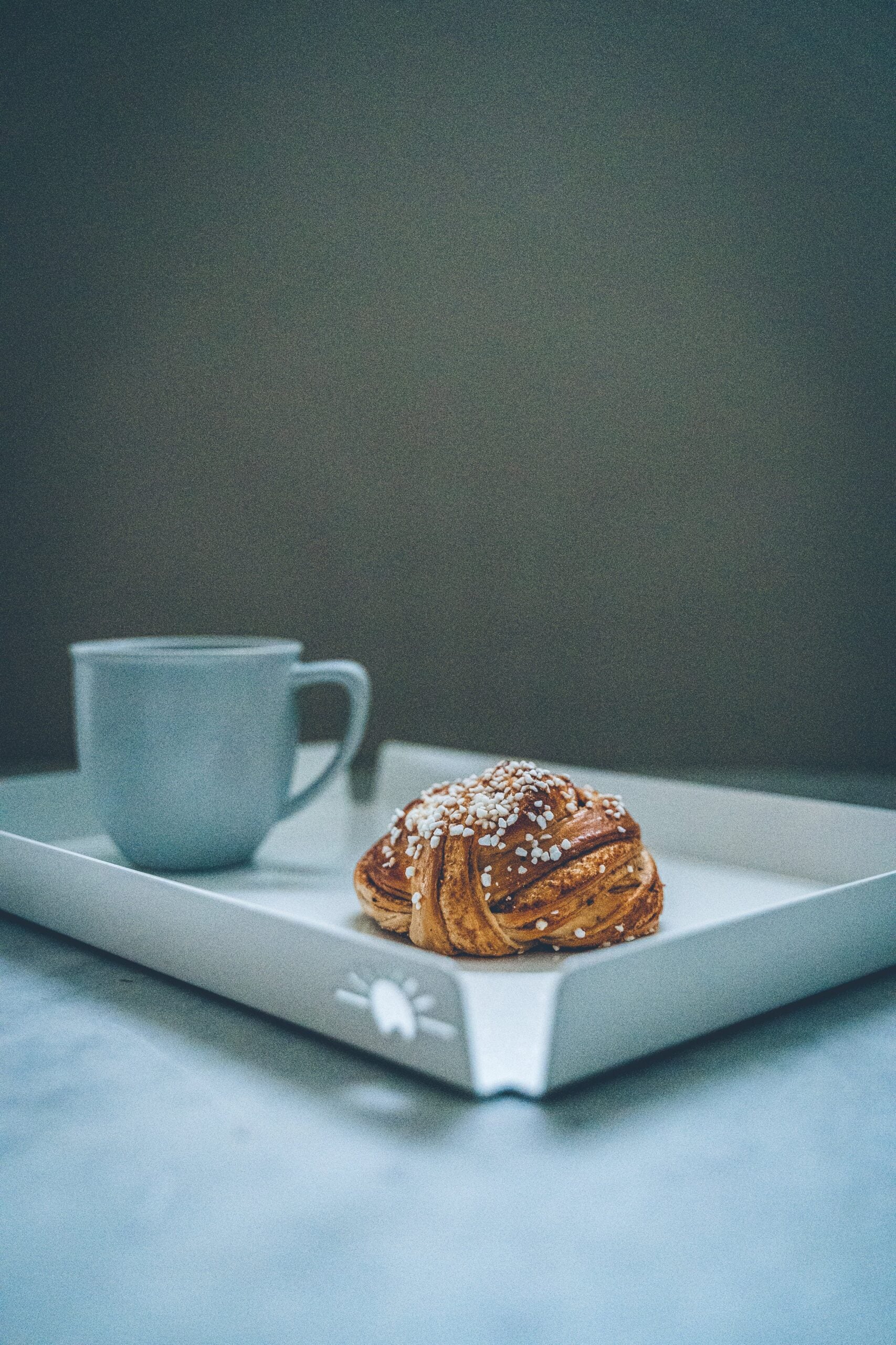 Serveringsbricka Vit Vrakberget