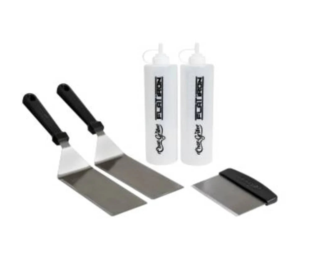 Char-Griller Flat Iron Premium Gas Griddle 10-årsjubileum redskapskit och IR-mätare på köpet