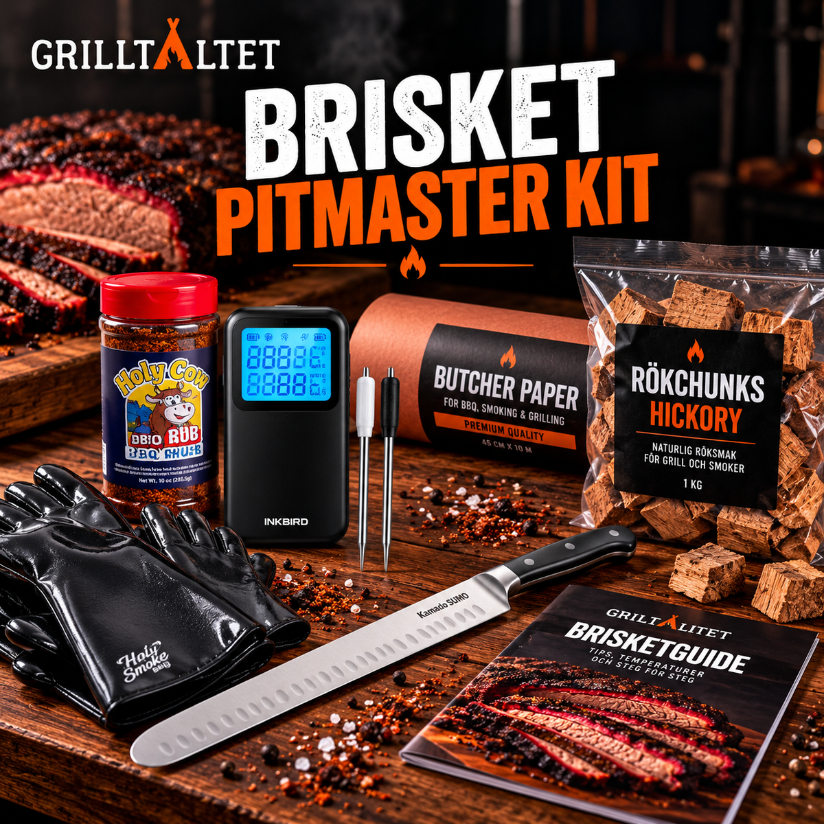 Brisket Pitmaster Kit - Premium BBQ-paket