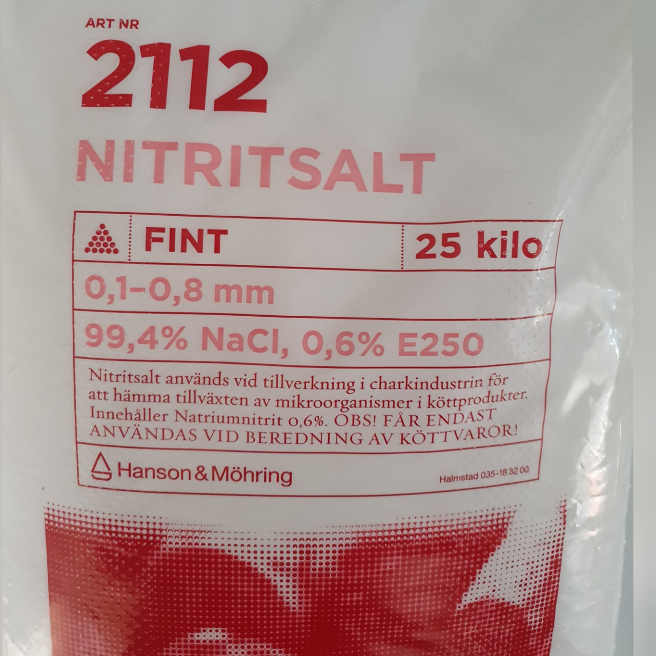 Nitritsalt 25kg – Grilltältet