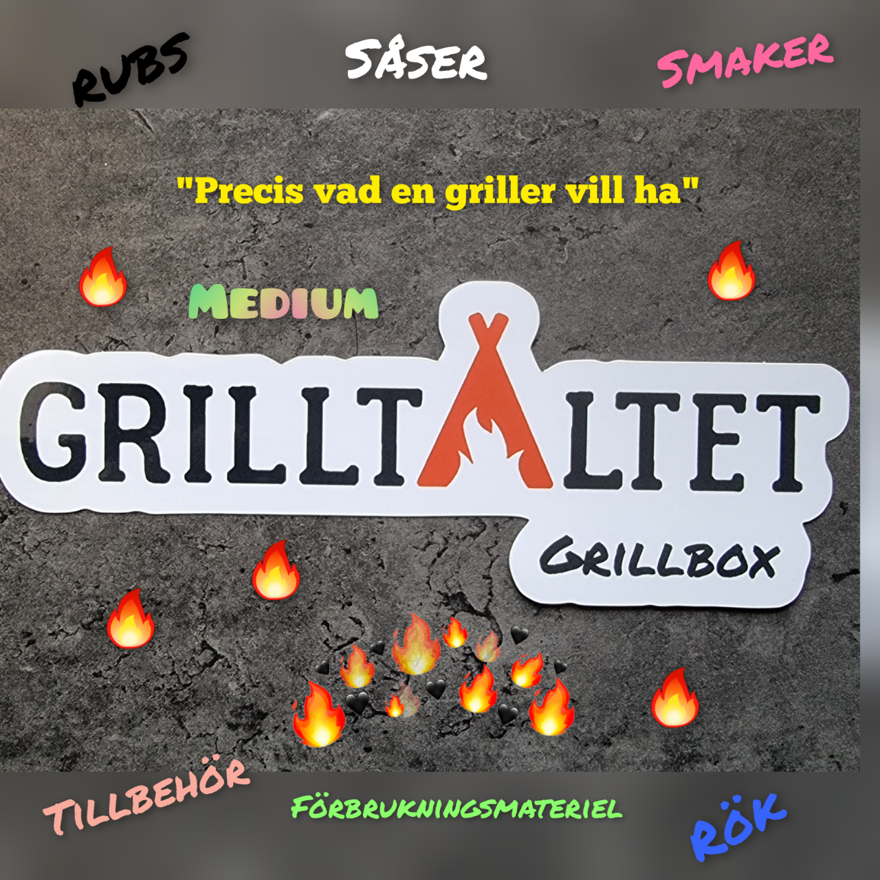 Grillbox Presentbox Storlek M