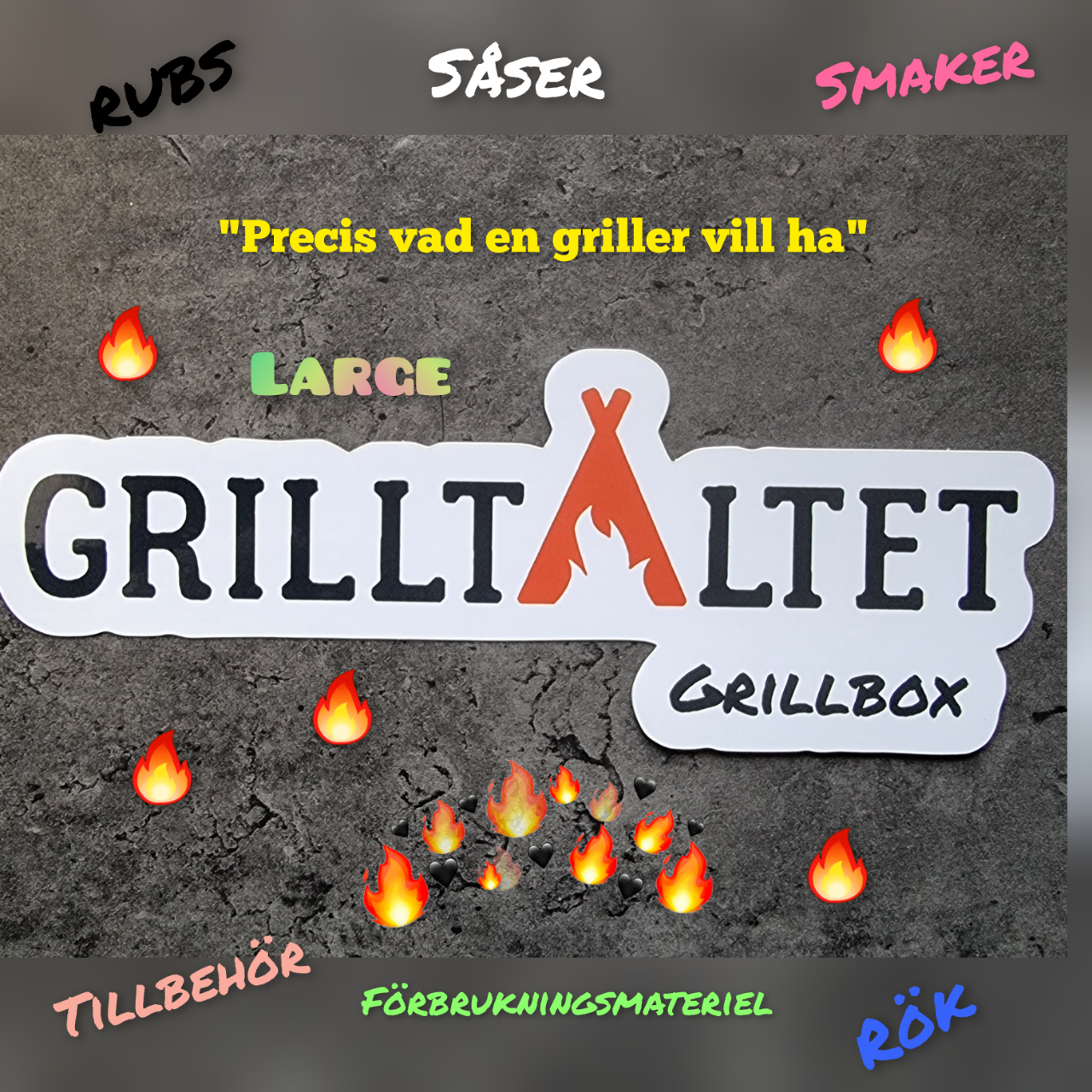 Grillbox Presentbox Storlek L