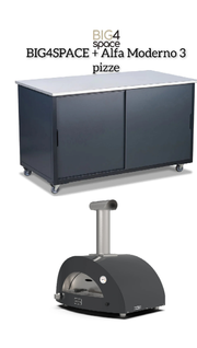 Big4space 180 + Alfa Moderno 3 Pizze Hybrid