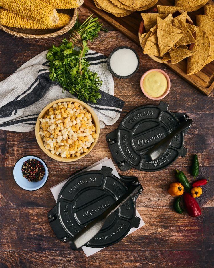 Tortillapress Gjutjärn Victoria 16.5 Cm